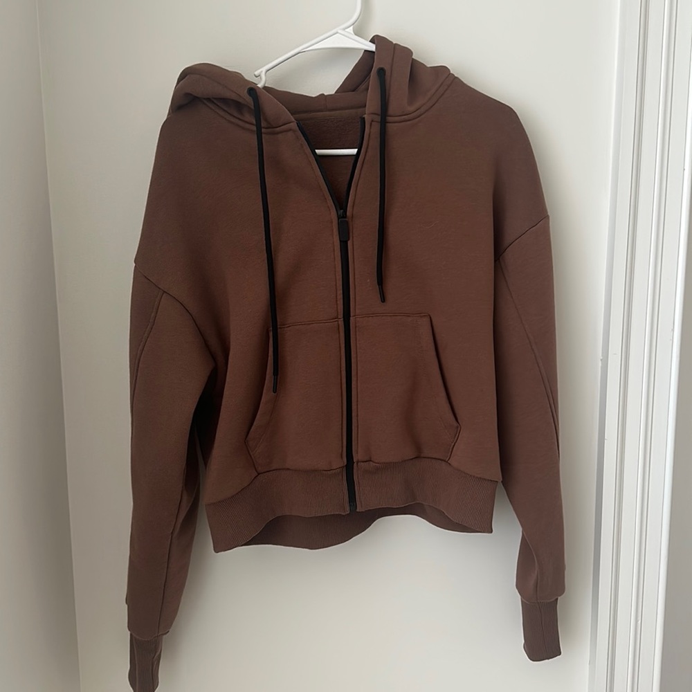 ACTA Brown Full Zip Sweatshirt